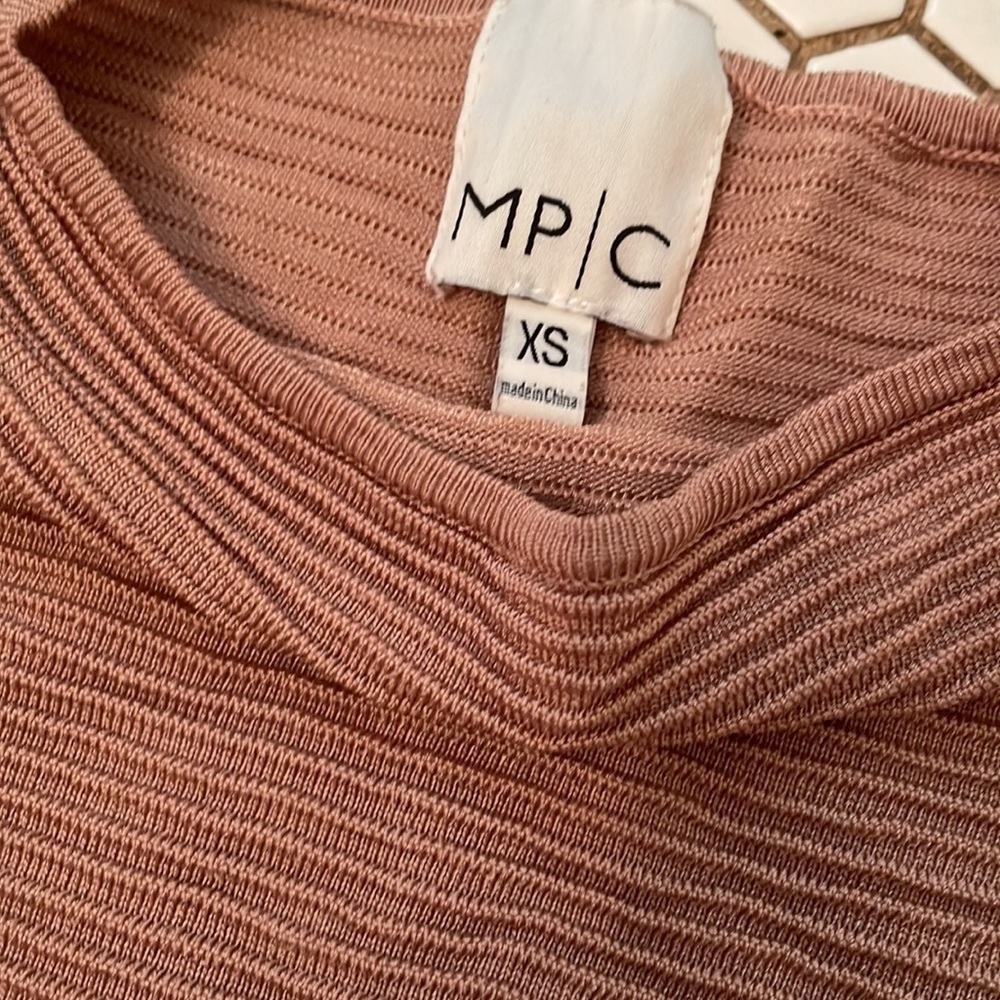 MP/C Revolve Tan Sweater